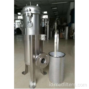 Perumahan Besar Filter Keranjang Stainless Steel ISO